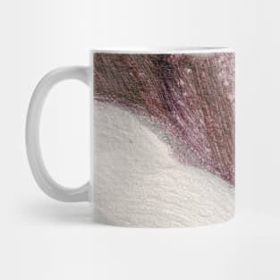 Purple Green Gray Abstract Art Mug